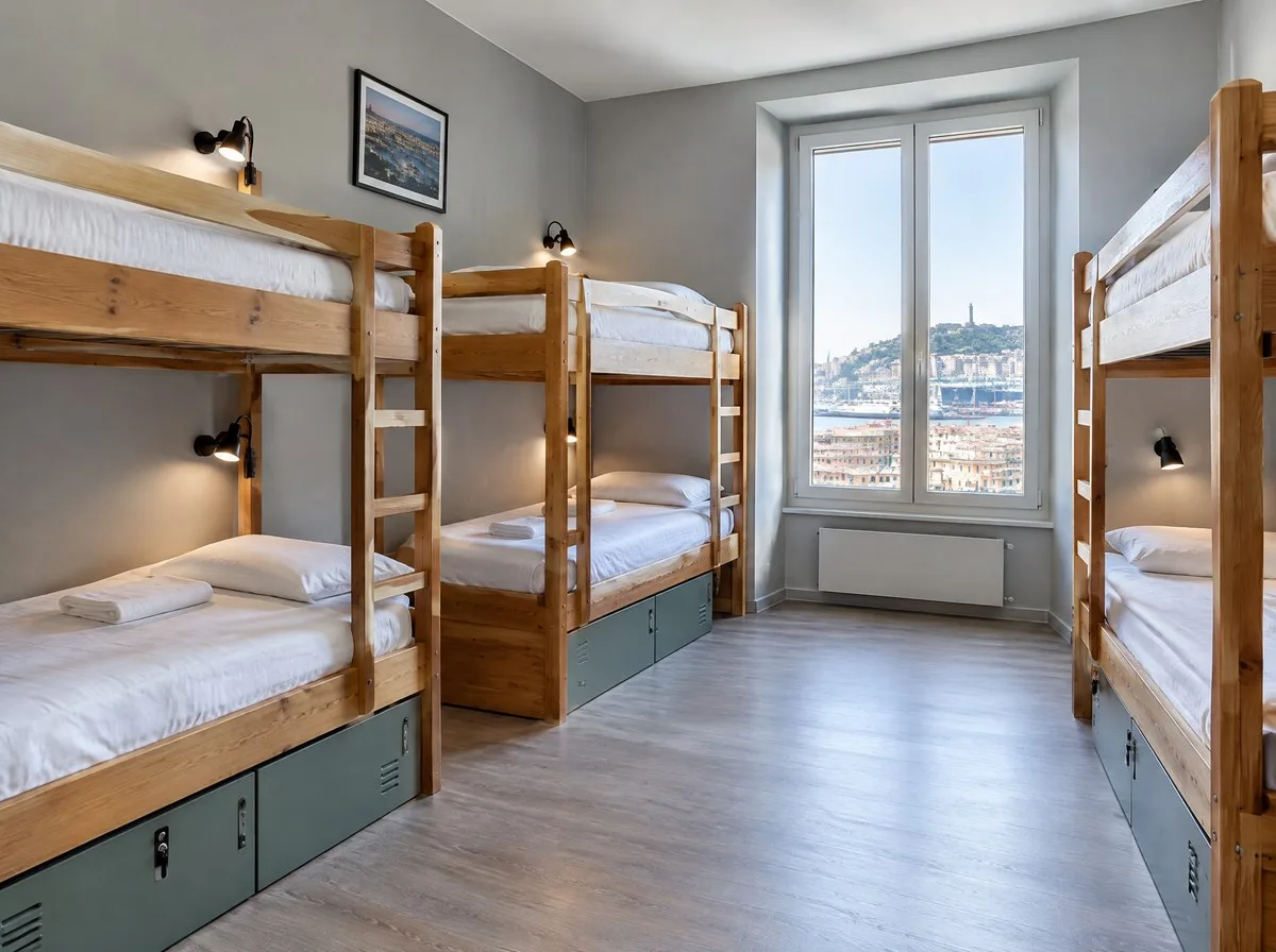 6-bed dorm